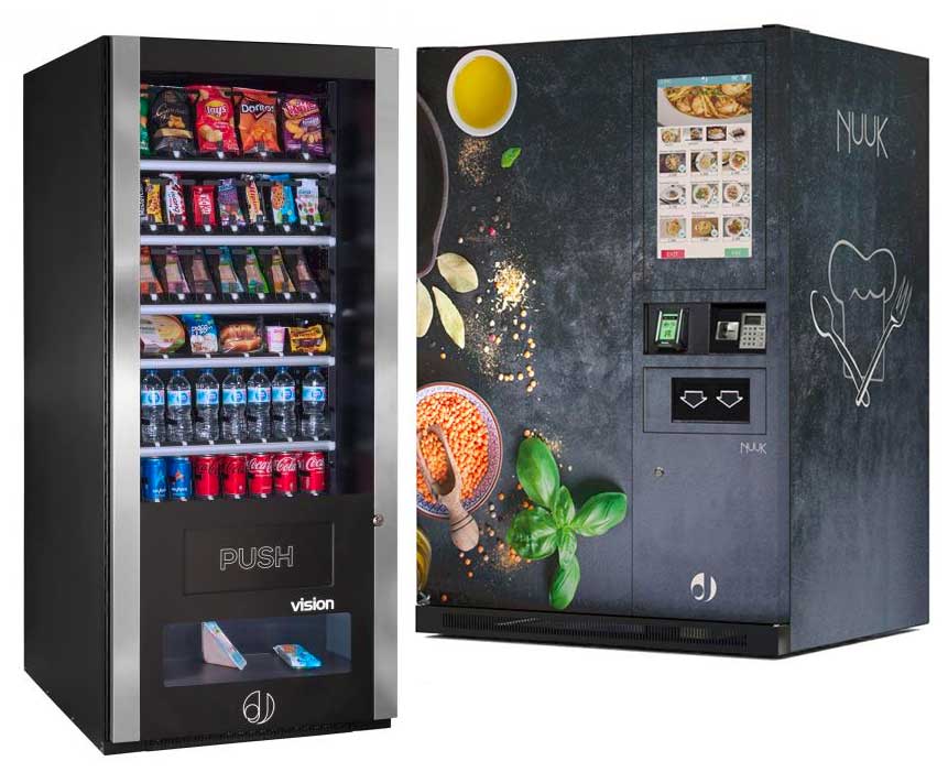 snacks and food, máquinas de vending de congelados, snack y bebidas de JOFEMAR
