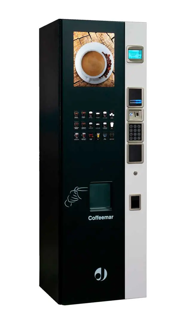 Máquina vending de café Jofemar COFFEEMAR G546H KEY en negro y blanco