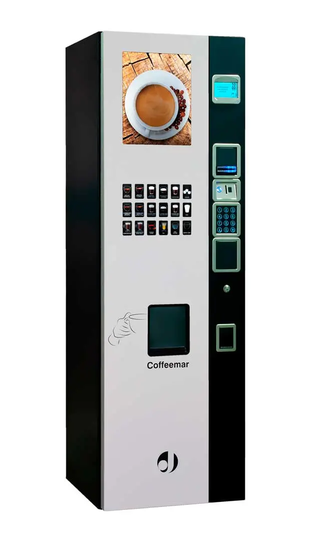 Máquina vending de café Jofemar COFFEEMAR G546H KEY en blanco y negro