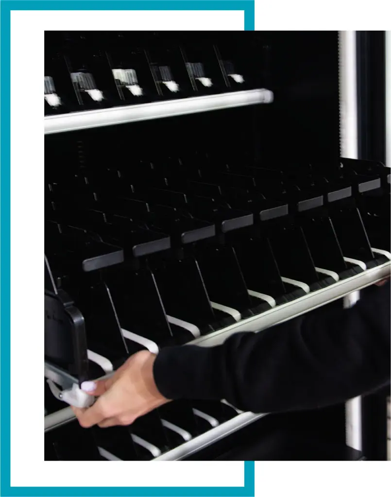 Jofemar VISION-ESPLUS-TOUCH vending machine detail