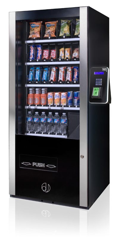 TAOS Air en una máquina de vending Jofemar Vision EsPlus Bluetec v8